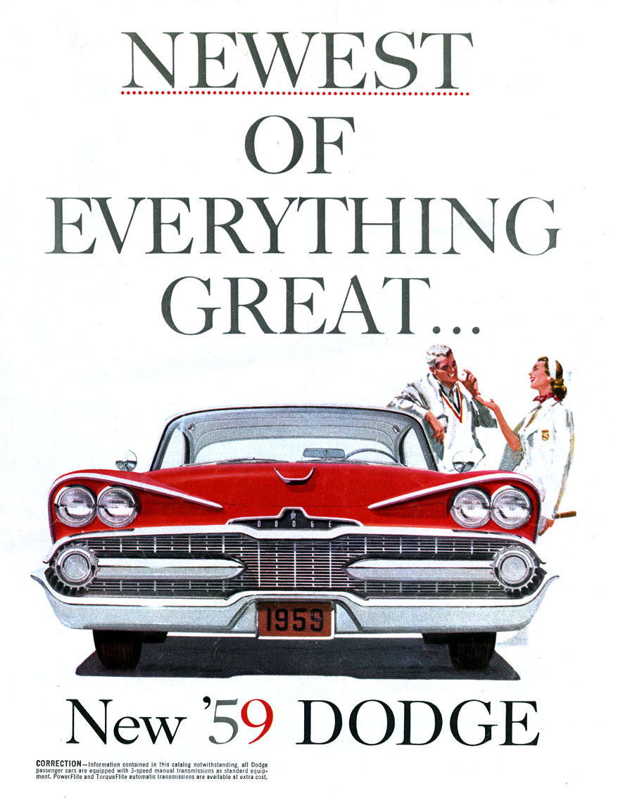 1959 Dodge Introduction Brochure Page 1